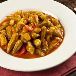 Okra with chicken